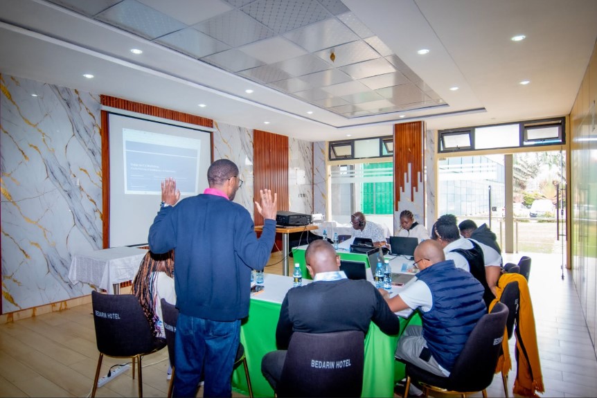 Group of attendees working together at the masterclass